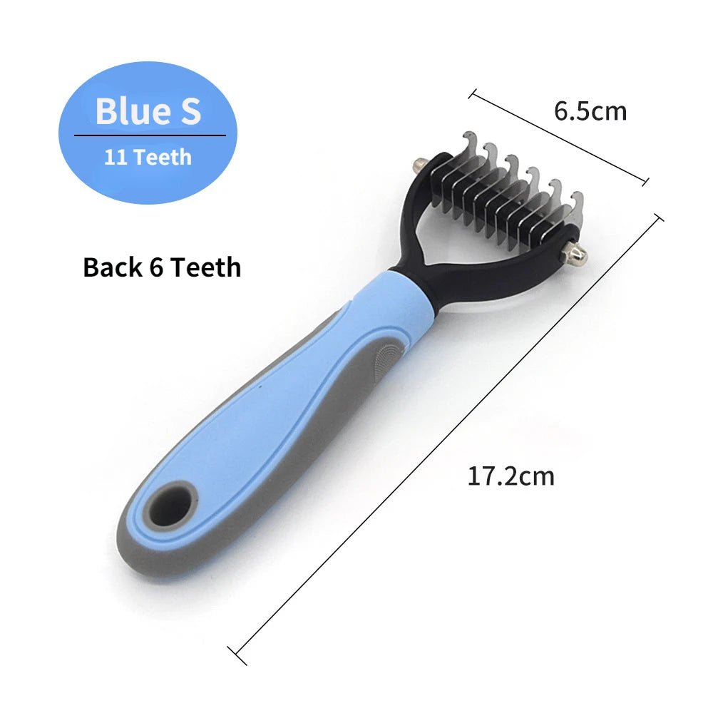 Professional Pet Deshedding Brush Dog Hair Remover Pet Fur Knot Cutter Puppy Cat Comb Brushes Dogs Grooming Shedding Supplies - FurissimoStore